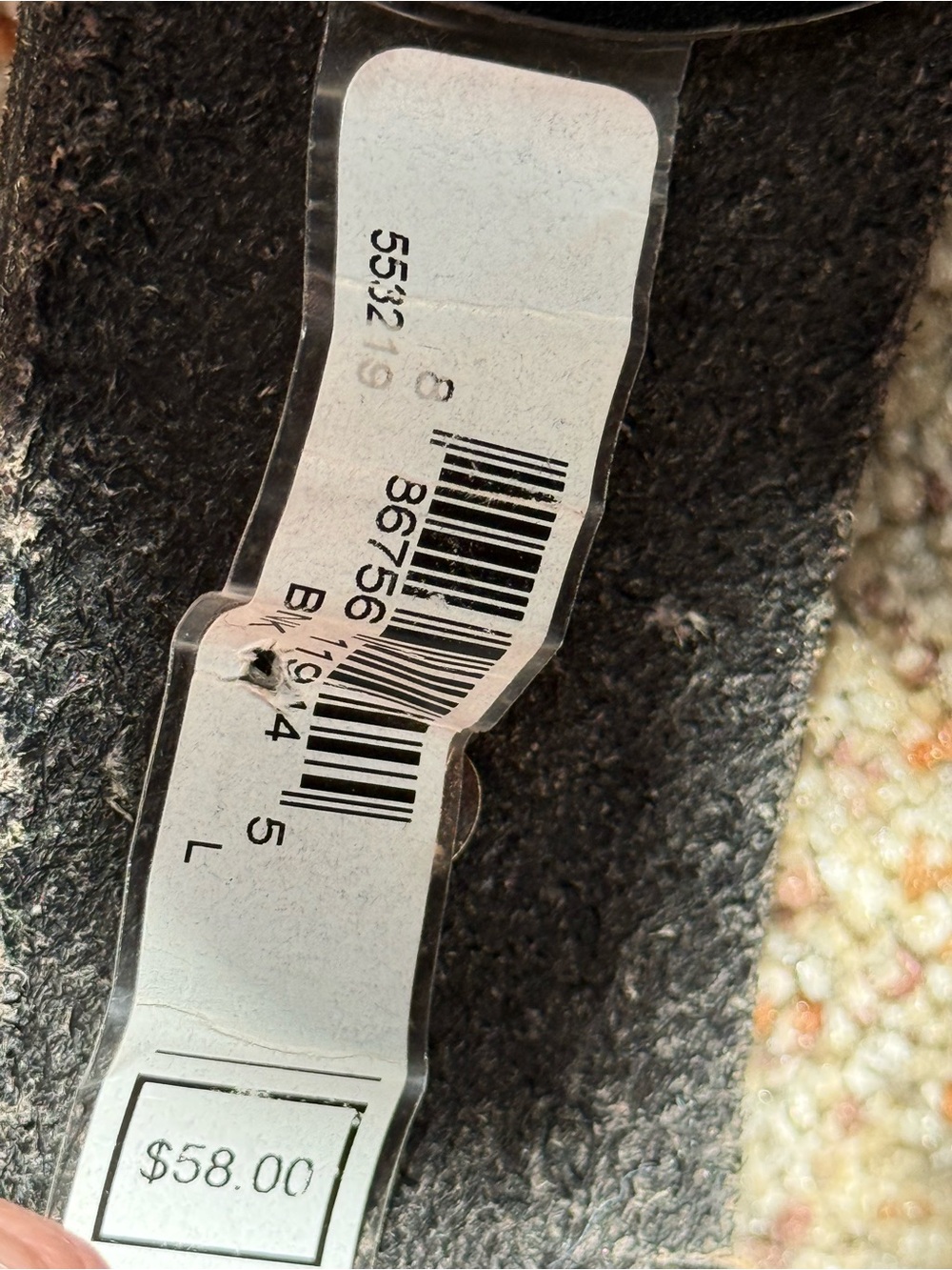 Michael Kors Black Leather Belt-Size L - Picture 3 of 3